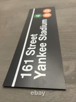 New York City Transit MTA Subway Sign Ruler, NYCT 161st Street Yankee Stadium