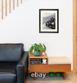 New York Giants 1958 Sideline Snow Image at Yankee Stadium Framed Wall Decor