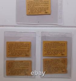 New York Giants Football Ticket Stub Lot of 5 Yankee Stadium 1967