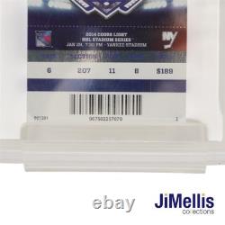 New York Rangers v Islanders 2014 NHL Stadium Series Ticket PSA 5 Yankee Stadium