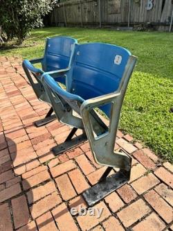 New York Yankee Original 1976-2009 Old Stadium Seats 1-2 Great Condition MLB COA