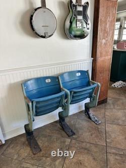 New York Yankee Original 1976-2009 Old Stadium Seats 1-2 Great Condition MLB COA