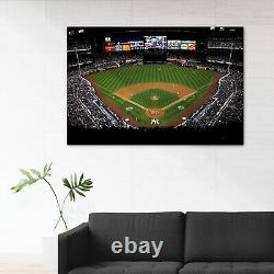 New York Yankee Stadium Baseball Stadium Panoramic The Bronx Stadium 36 x 24