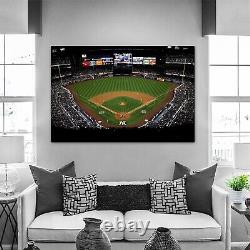 New York Yankee Stadium Baseball Stadium Panoramic The Bronx Stadium 36 x 24