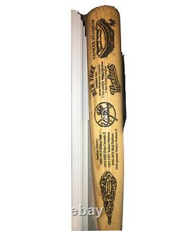 New York Yankee Stadium Bat Limited Edition 1143 Of 5000 Full Size Bat
