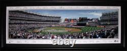 New York Yankee Stadium Inaugural Game Panorama Baseball Collector Frame