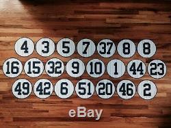 New York Yankee Stadium Monument Park Retired Numbers Photo Poster Ticket Jersey