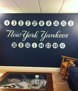 New York Yankee Stadium Monument Park Retired Numbers Photo Poster Ticket Jersey