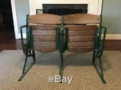 New York Yankee Stadium ORIGINAL 1940s Box Seats (double seat pair)