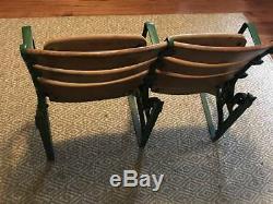 New York Yankee Stadium ORIGINAL 1940s Box Seats (double seat pair)