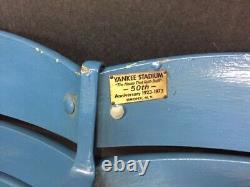 New York Yankee Stadium Seats Vintage Original Unrestored Freestanding Curved