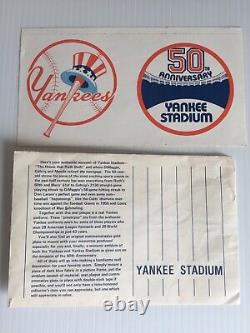 New York Yankee Stadium Souvenirs Memorabilia Seat Plaques Uniform Record