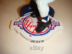 New York Yankees 100th Anniversary Stadium Exclusive Bobble Head Derek Jeter bat