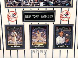 New York Yankees 14 Tops Signature Baseball Cards Ny Stadium Photo Jeter Rivera