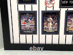 New York Yankees 14 Tops Signature Baseball Cards Ny Stadium Photo Jeter Rivera