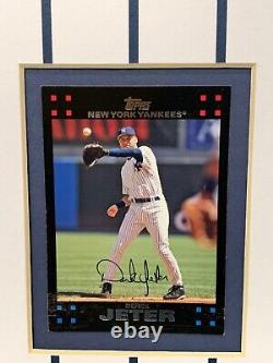 New York Yankees 14 Tops Signature Baseball Cards Ny Stadium Photo Jeter Rivera