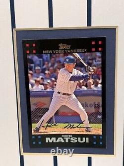 New York Yankees 14 Tops Signature Baseball Cards Ny Stadium Photo Jeter Rivera