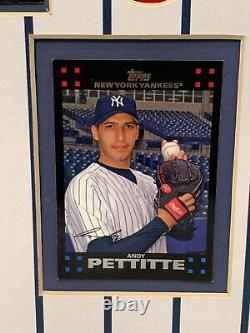 New York Yankees 14 Tops Signature Baseball Cards Ny Stadium Photo Jeter Rivera