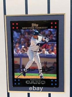 New York Yankees 14 Tops Signature Baseball Cards Ny Stadium Photo Jeter Rivera