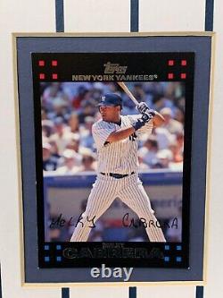 New York Yankees 14 Tops Signature Baseball Cards Ny Stadium Photo Jeter Rivera