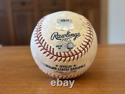 New York Yankees 2008 Final Season Yankee Stadium Game Used Baseball MLB Auth