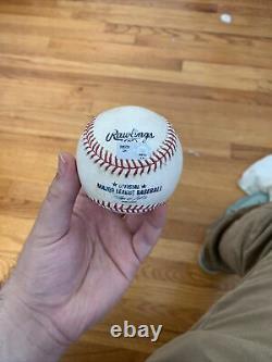 New York Yankees 2008 Final Season at Yankee Stadium Game Used Baseball