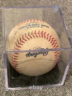 New York Yankees 2009 Game Used Baseball Yankee Stadium Inaugural Season MLB