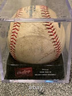 New York Yankees 2009 Game Used Baseball Yankee Stadium Inaugural Season MLB