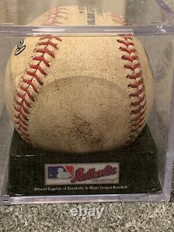 New York Yankees 2009 Game Used Baseball Yankee Stadium Inaugural Season MLB