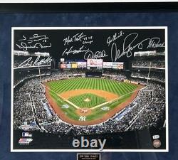 New York Yankees 2009 World Champions Autographed Stadium Photo Steiner LOA/COA