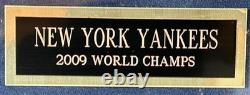 New York Yankees 2009 World Champions Autographed Stadium Photo Steiner LOA/COA
