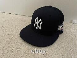 New York Yankees 2009 World Series New Era Fitted Hat Cap 7 1/2 Stadium Patch