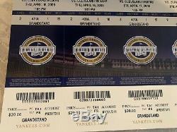 New York Yankees 2009 Yankee Stadium Inaugural Season Uncut Season Ticket Bookle