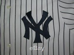 New York Yankees #25 2009 Stadium Majestic 6200 Pinstripe Jersey Men 44 Teixeira