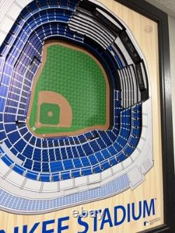 New York Yankees 25.5 x 19.5 Yankee Stadium 3D Stadium Views Wall Art