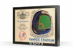 New York Yankees 25 Layer Stadiumviews 3d Wall Art Current Yankee Stadium New