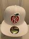 New York Yankees 59fifty Fitted Cap Apple Size 7 1/4 Yankee Stadium Patch