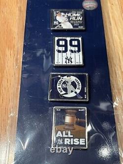 New York Yankees Aaron Judge SGA Homerun Record 62 Keychain & Pin Set WinCraft