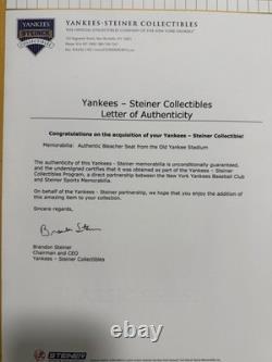New York Yankees Authentic Bleacher Seat