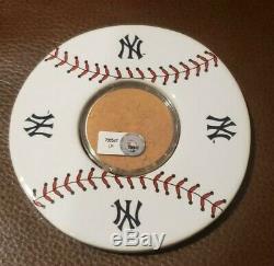 New York Yankees Authentic Game Used Dirt from Original Yankee Stadium Coasters
