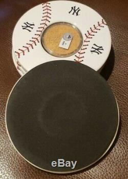 New York Yankees Authentic Game Used Dirt from Original Yankee Stadium Coasters