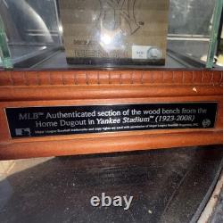 New York Yankees Authenticated Stadium Bench Used in Game Yankee Stadium 1923-2