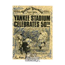 New York Yankees Autographed Stadium 50th Anniversary Program -JSA LOA(150 Sigs)