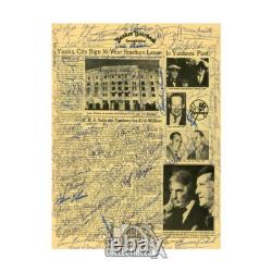 New York Yankees Autographed Stadium 50th Anniversary Program -JSA LOA(150 Sigs)
