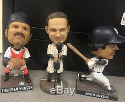 New York Yankees Bobblehead SGA Stadium Giveaway Lot Of 3 Munson Gehrig Jackson