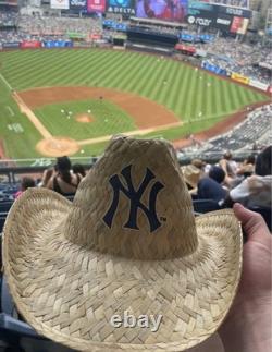 New York Yankees Budweiser Cowboy Hat 2025 Sga Exclusive Walk Off Mlb Rare
