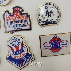 New York Yankees Chase World Series 1923-2000 Collectible Lapel Pin Lot of 25