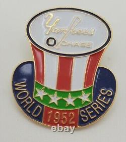 New York Yankees Chase World Series 1923-2000 Collectible Lapel Pin Lot of 25