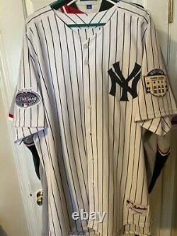 New York Yankees Chris Britton Game Used Jersey All Star/yankee Stadium Patch