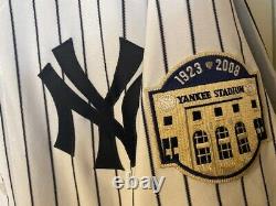 New York Yankees Chris Britton Game Used Jersey All Star/yankee Stadium Patch